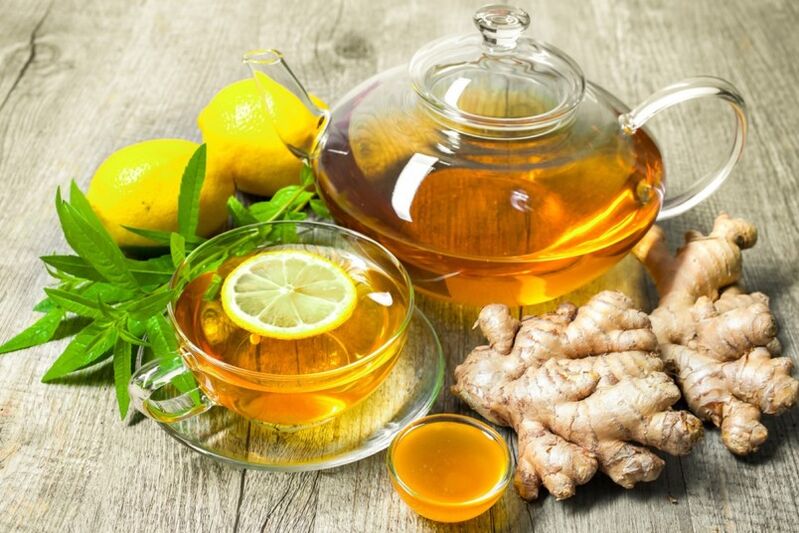 El té con limón y jengibre ayuda a poner en orden el metabolismo del hombre